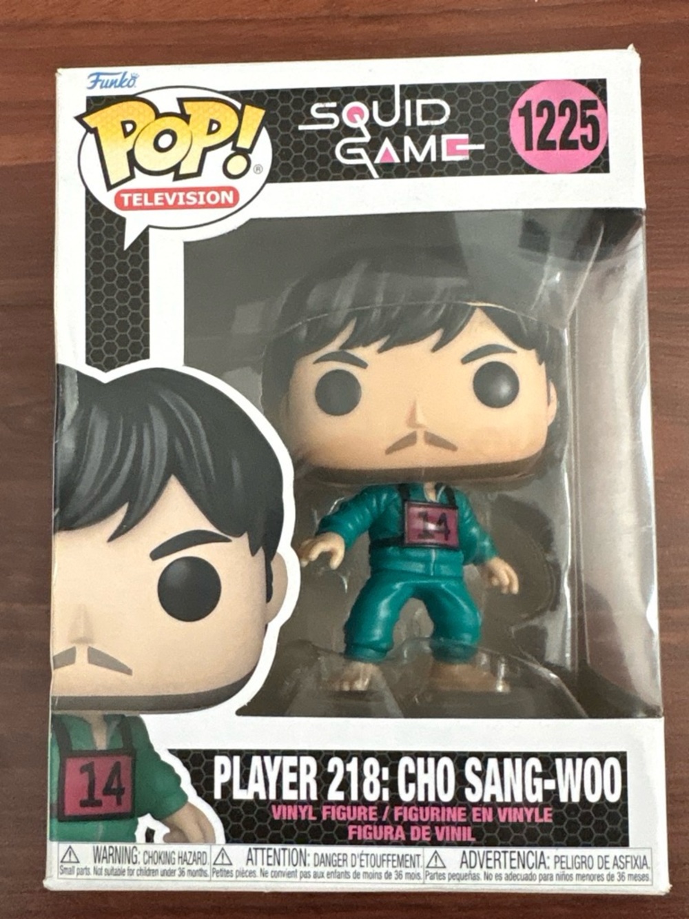Funko Television Squid Game Player 218 Cho Sang-woo Vinyl Figure - Teal